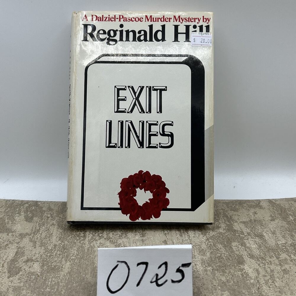 EXIT LINES: A DALZIEL-PASCOE MURDER MYSTERY By Reginald Hill - Hardcover *VG+*